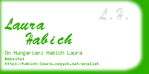 laura habich business card